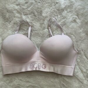 BCBG Women's Light Pink Bra